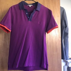 Burberry run way polo shirt